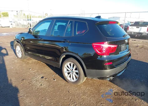 2014 BMW X3 xDrive28I из США, поврежденный, VIN 5UXWX9C51E0D13682